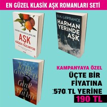 Aşk Romanları Seti - 3 Kitap - Thumbnail