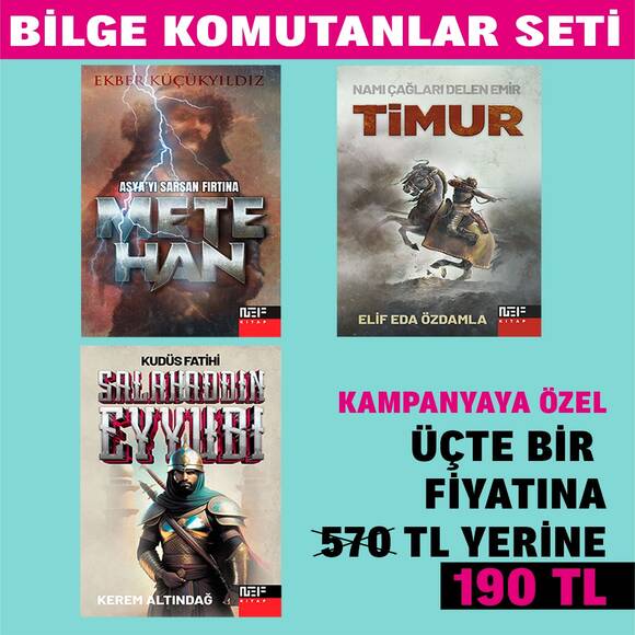 Bilge Komutanlar Seti - 3 Kitap