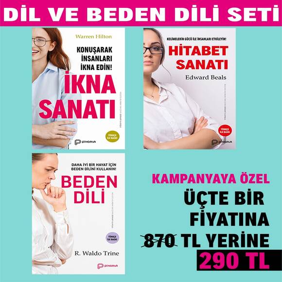 Dil Ve Beden Dili Seti - 3 Kitap