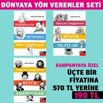 Dünyaya Yön Verenler Seti - 3 Kitap - Thumbnail