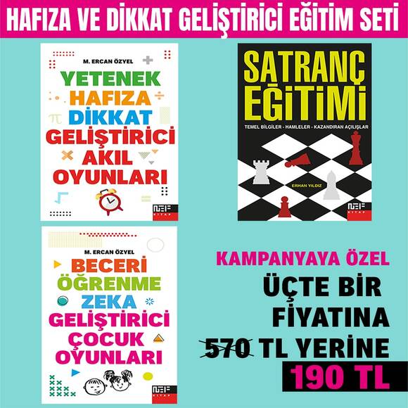 Hafıza Ve Dikkat Geliştirici Eğitim Seti 3 - Kitap