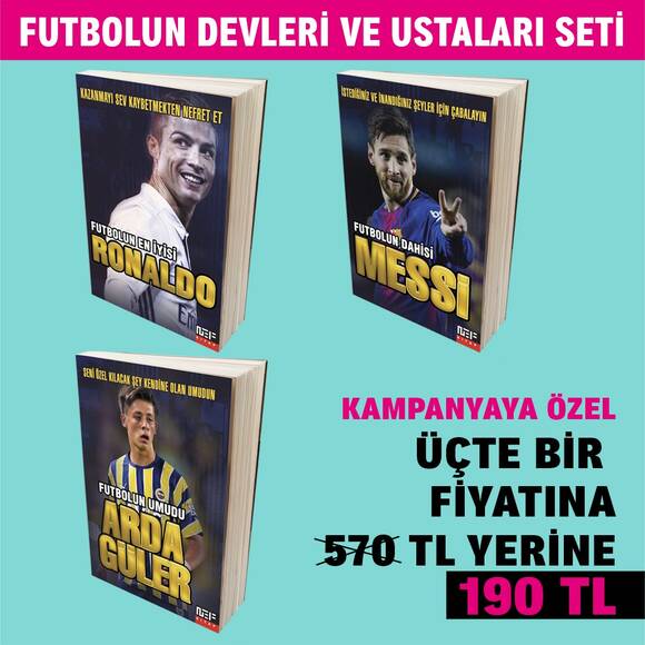 Futbolcular Seti 3 Kitap