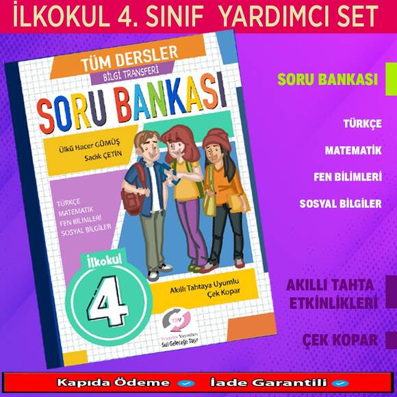 İlkOkul 4.Sınıf Yardımcı Set 6 Kitap