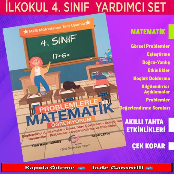 İlkOkul 4.Sınıf Yardımcı Set 6 Kitap