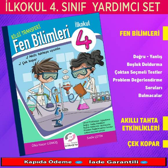 İlkOkul 4.Sınıf Yardımcı Set 6 Kitap