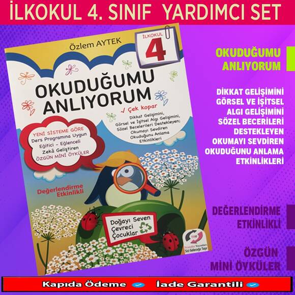 İlkOkul 4.Sınıf Yardımcı Set 6 Kitap