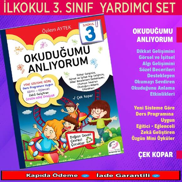 İlkOkul 3.Sınıf Yardımcı Set 6 Kitap