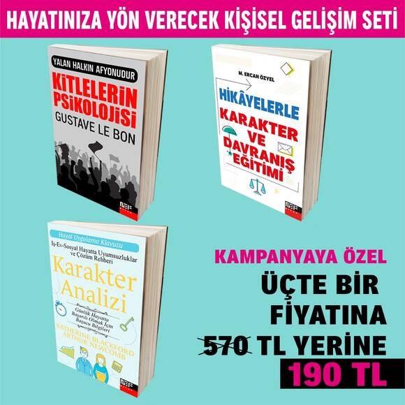 Karekter Anlama Seti 3 Kitap