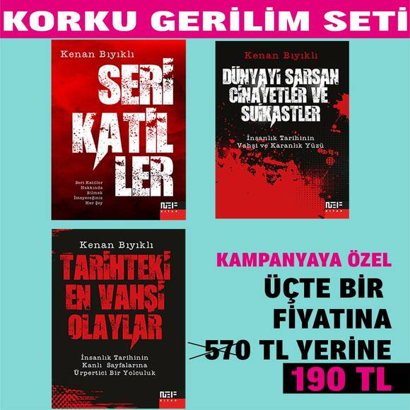 Korku Gerilim Seti - 3 Kitap