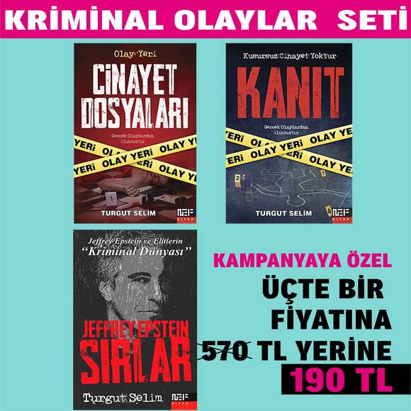 Kriminal Olaylar Seti - 3 Kitap