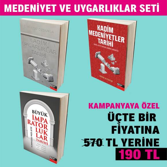 Medeniyet Ve Uygarlıklar Seti 3 Kitap