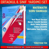 OrtaOkul 8.Sınıf Yardımcı Set 3 Kitap - Thumbnail