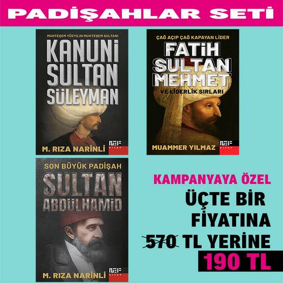 Padişahlar Seti - 3 Kitap