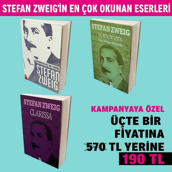 Stefan Zweig Seti 3 Kitap