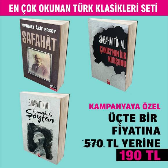 Türk Klasikleri Seti 3 Kitap